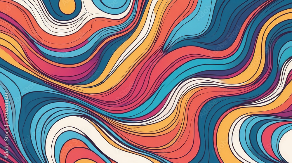 colorful flat abstract line design background colorful flat abstract line design background