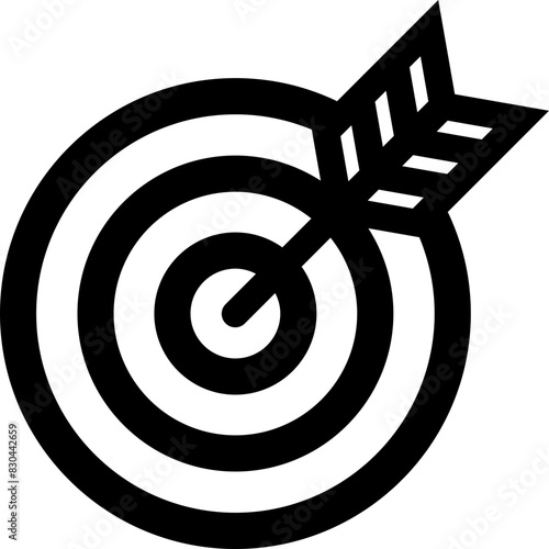 的と矢のアイコン