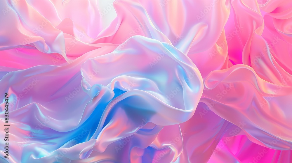 Processed collage of Iridescent fabric trendy cloth holographic texture. Background for banner, backdrop or texture for 3D mapping Processed collage of Iridescent fabric trendy cloth holographic texture. Background for banner, backdrop or texture for 3D mapping
