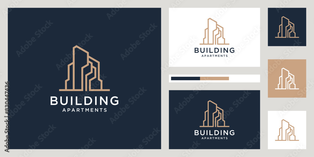 Building vector logo design inspiration