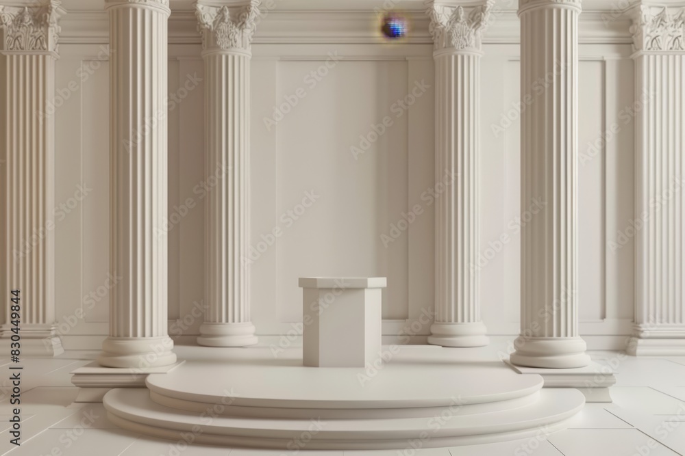 Classical Empty Podium Classical Empty Podium