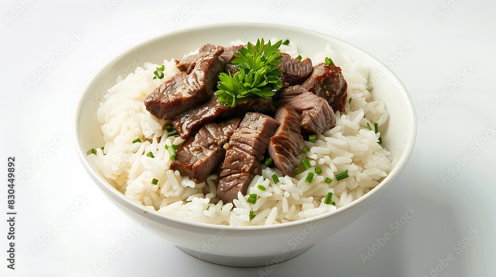 delicious rice dish with meat and vegetables delicious rice dish with meat and vegetables