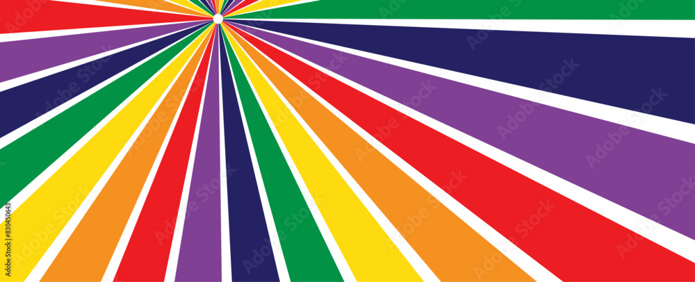 Celebrating pride month. Pride wavy line. LGBTQ Pride Flag Colours. concept for LGBTQ+ community in pride month. banner, cover, poster, flyer, brochure, sale, web. vector illustration