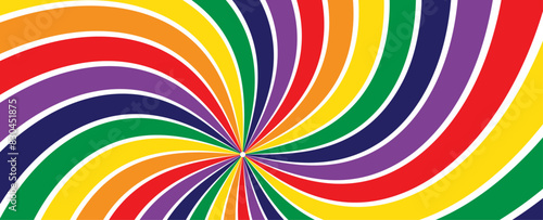 Inclusive Pride Background with Progression Pride Flag Colours. Rainbow Stripes Wallpaper in Gay Pride Colours. sex, lesbain, bisexual. card, poster, sale, web, brochure, party.
