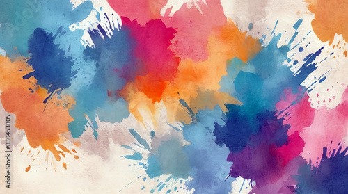 Obraz na płótnie paint canvas watercolor abstract background w salonie