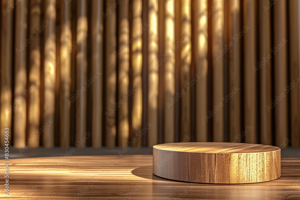 Product podium backdrop wood architecture lighting. Product podium backdrop wood architecture lighting.