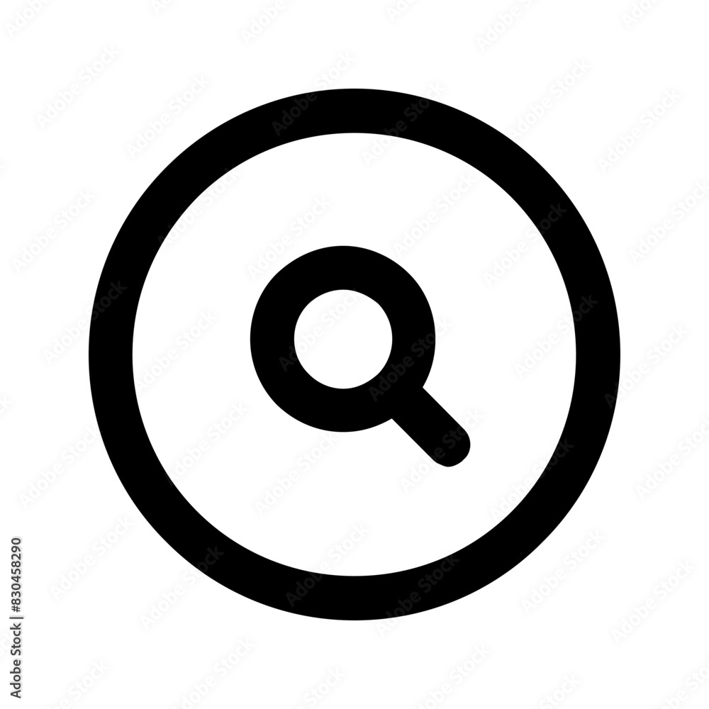 Magnifying glass or search icon, flat vector graphic on isolated background. EPS 10 Magnifying glass or search icon, flat vector graphic on isolated background. EPS 10