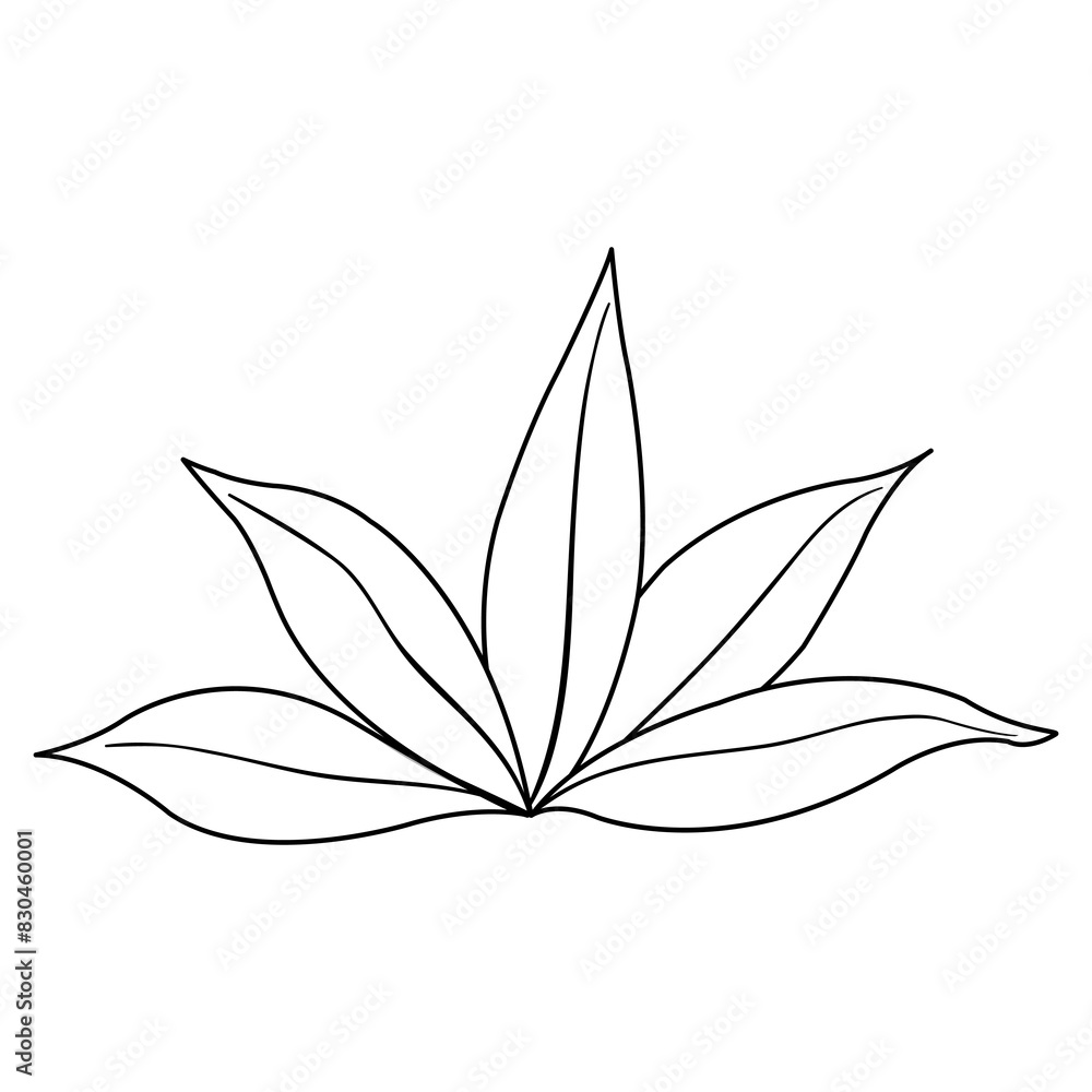 leaf outline vector illustration leaf outline vector illustration