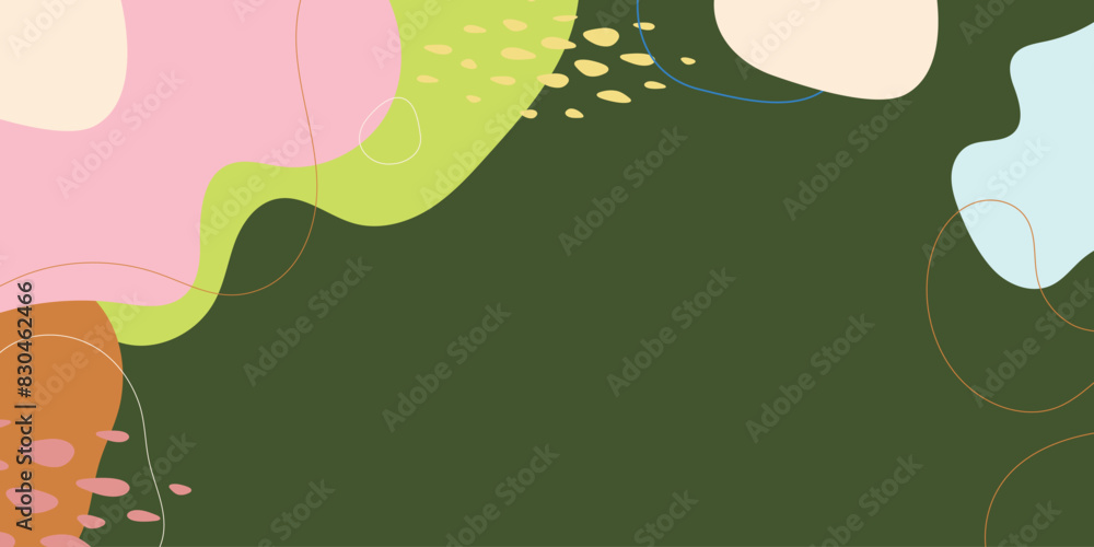 Abstract Pastel Composition Abstract Pastel Composition