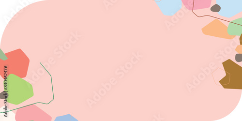 Abstract Pastel Composition