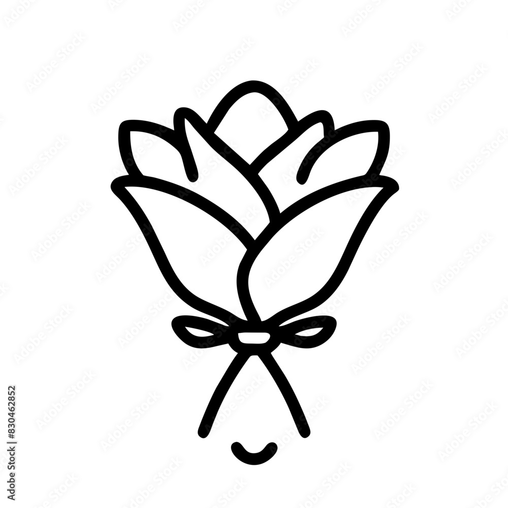Flowers Icon Outline