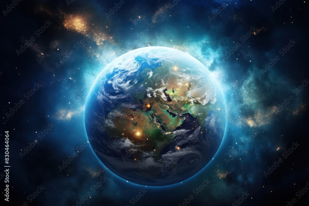 Fototapeta premium Earth space earth astronomy.