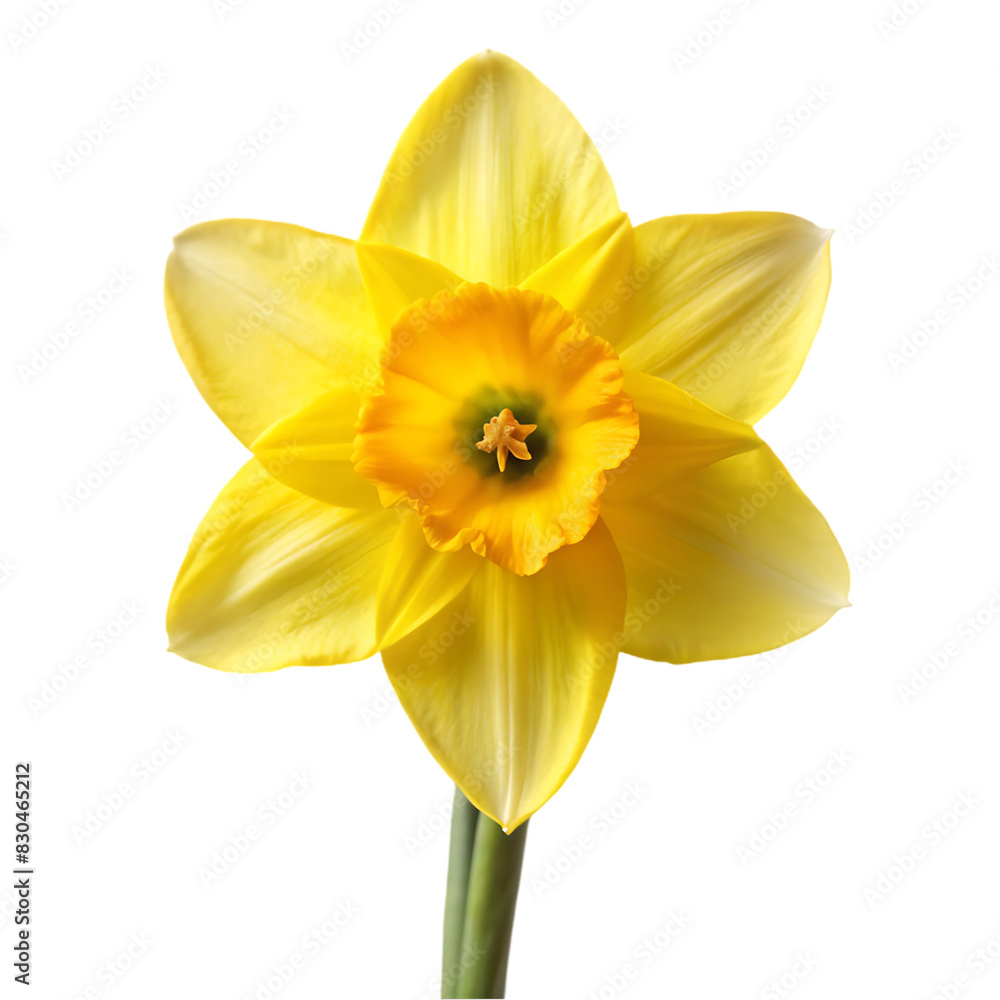 Obraz premium Narcissus flower png isolated on transparent background