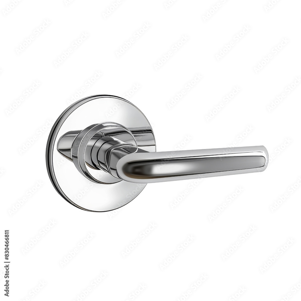 Modern door handle on png transparency background Modern door handle on png transparency background