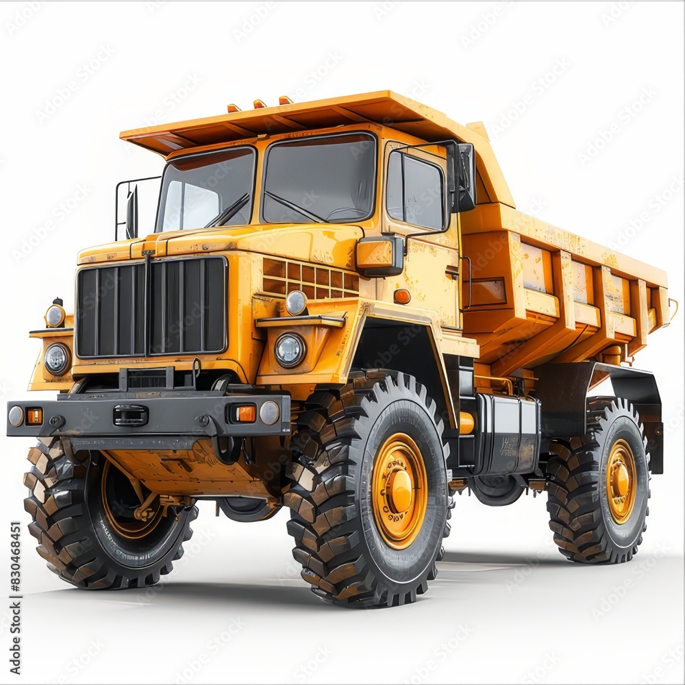 Dump truck isolated on white background
Dump truck isolated on white background