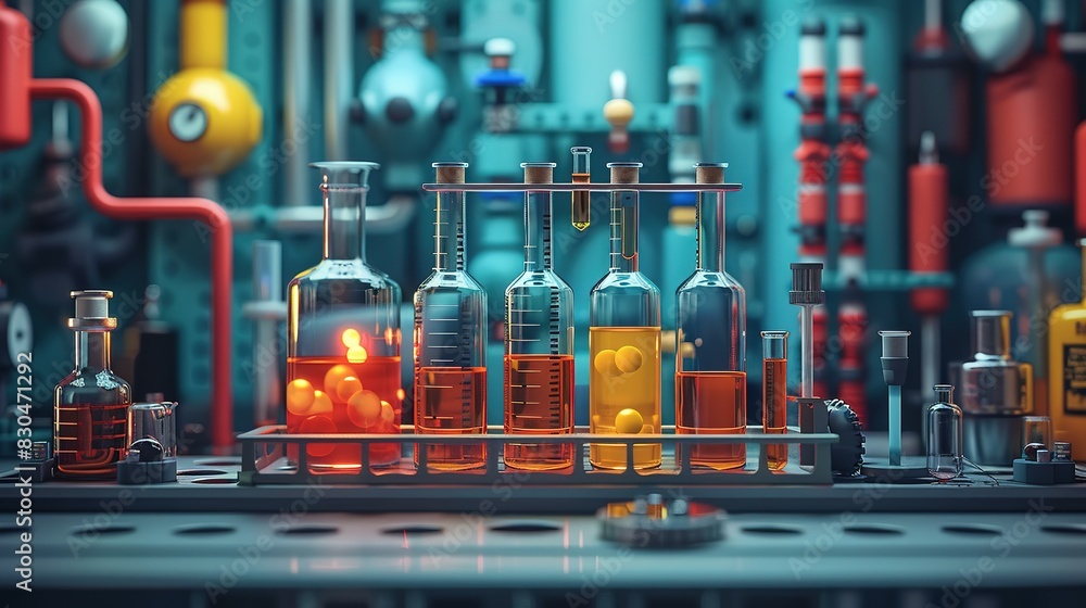 Fototapeta premium Lab Gear: A Comprehensive Guide to Scientific Equipment