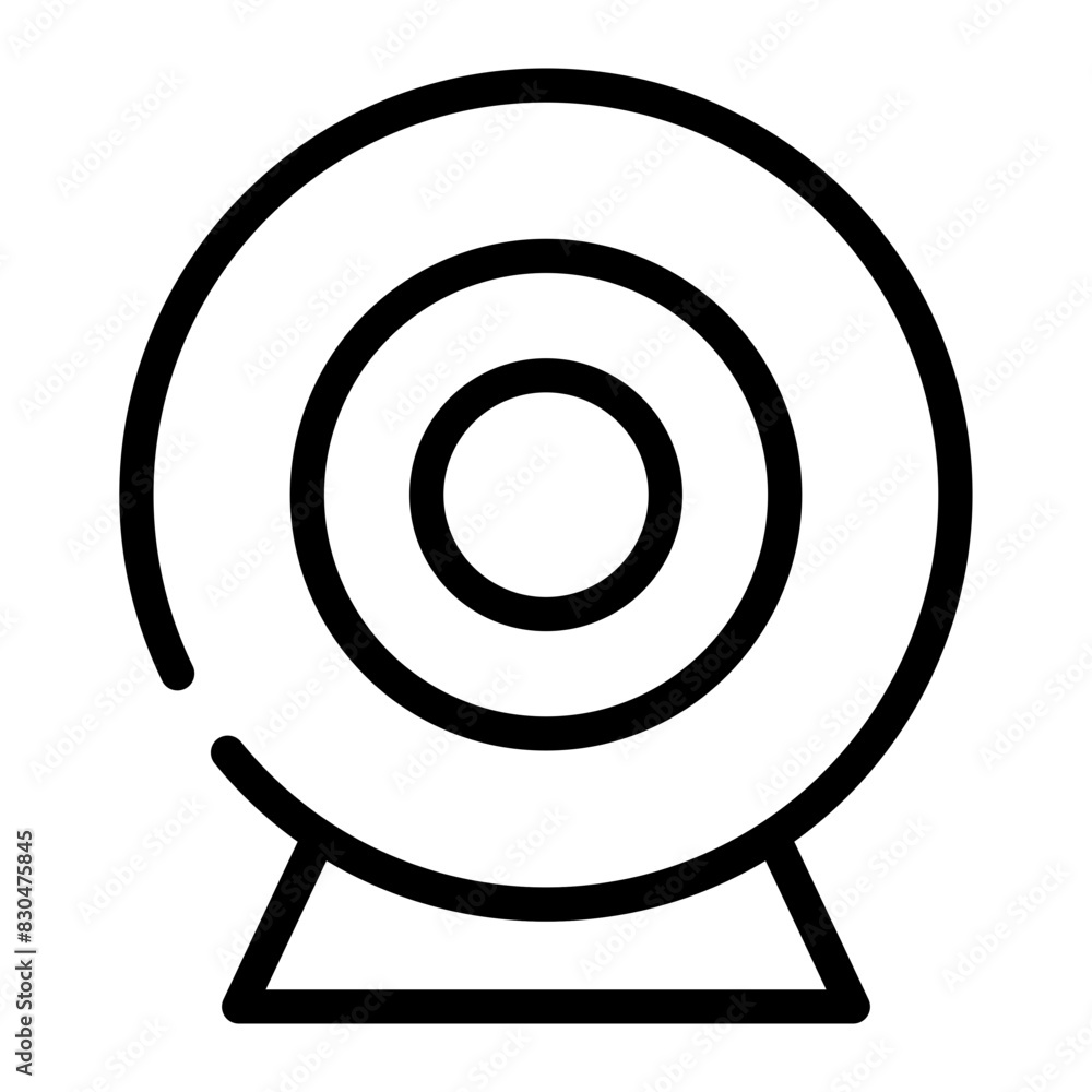 target goal cut line icon style target goal cut line icon style