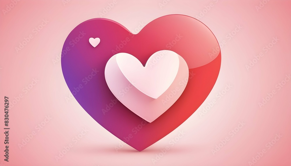 A heart icon representing likes or favorites upscaled 17