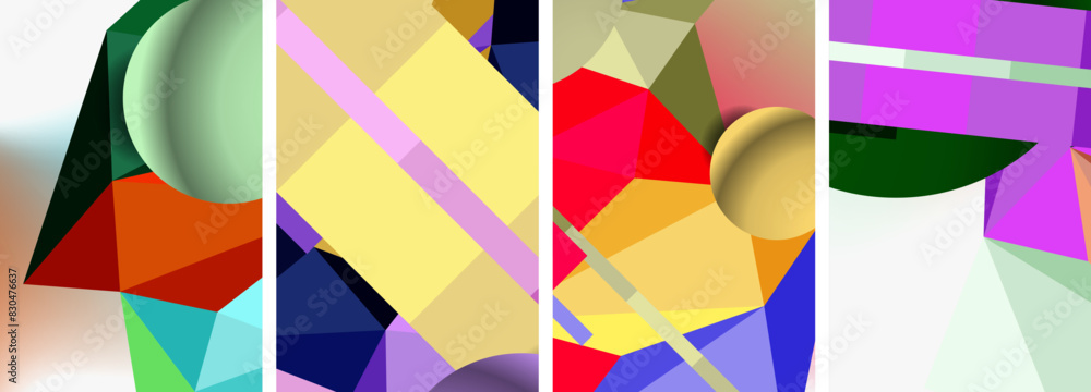 Minimal geometry. Circle, line and square design. Trendy techno business template for wallpaper, banner, background or landing Minimal geometry. Circle, line and square design. Trendy techno business template for wallpaper, banner, background or landing
