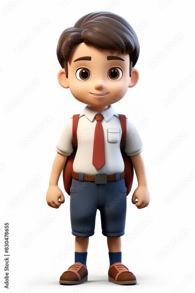 A kindergarten child toy white background portrait. A kindergarten child toy white background portrait.