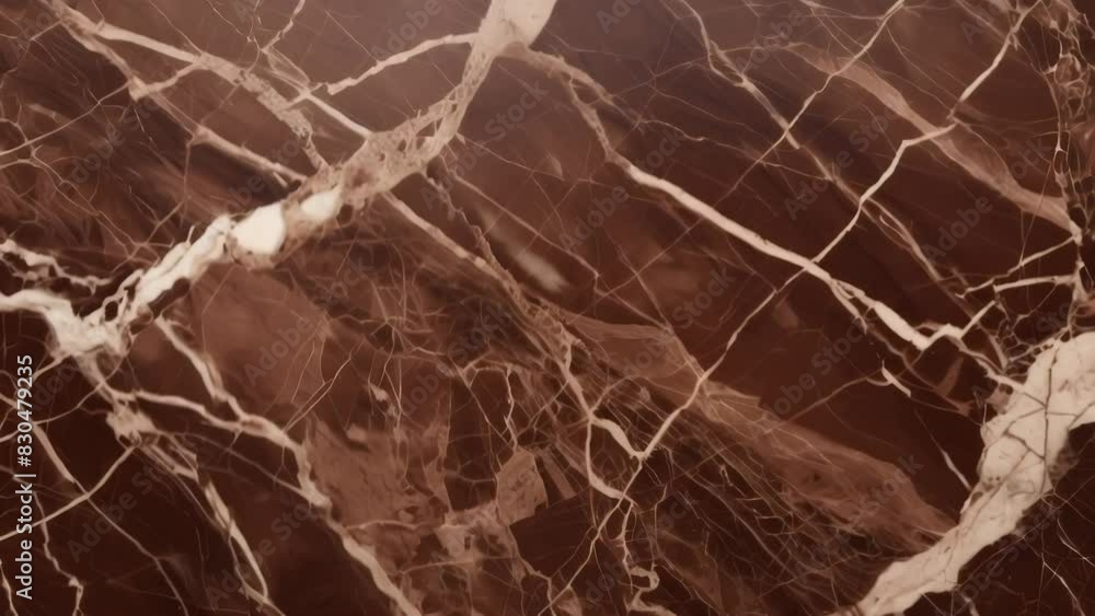 A close-up of brown marble with intricate white veins running through it. The natural stone texture and rich earthy tones create an elegant and sophisticated background. A close-up of brown marble with intricate white veins running through it. The natural stone texture and rich earthy tones create an elegant and sophisticated background.