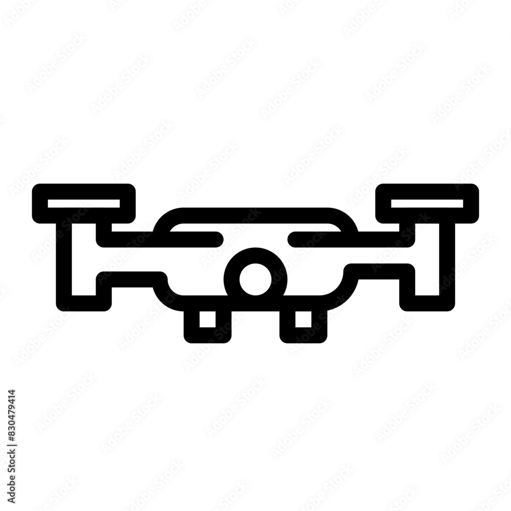 drone line icon style
