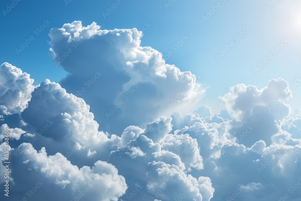 Abstract white cloud and blue sky in sunny day texture background. Abstract white cloud and blue sky in sunny day texture background.