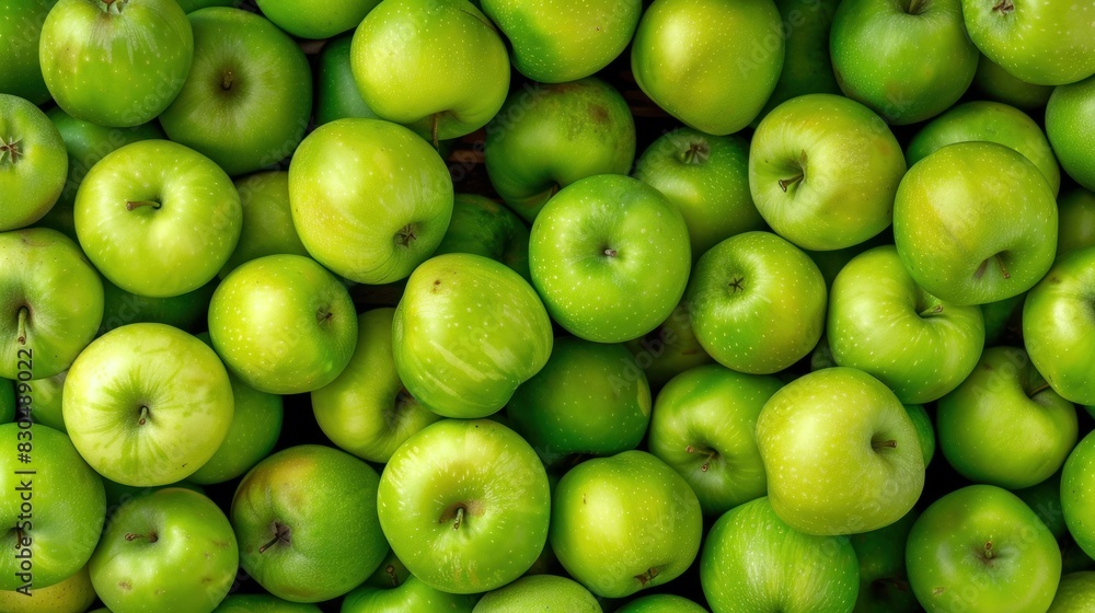 Green Apple Background, pile of green apples Green Apple Background, pile of green apples