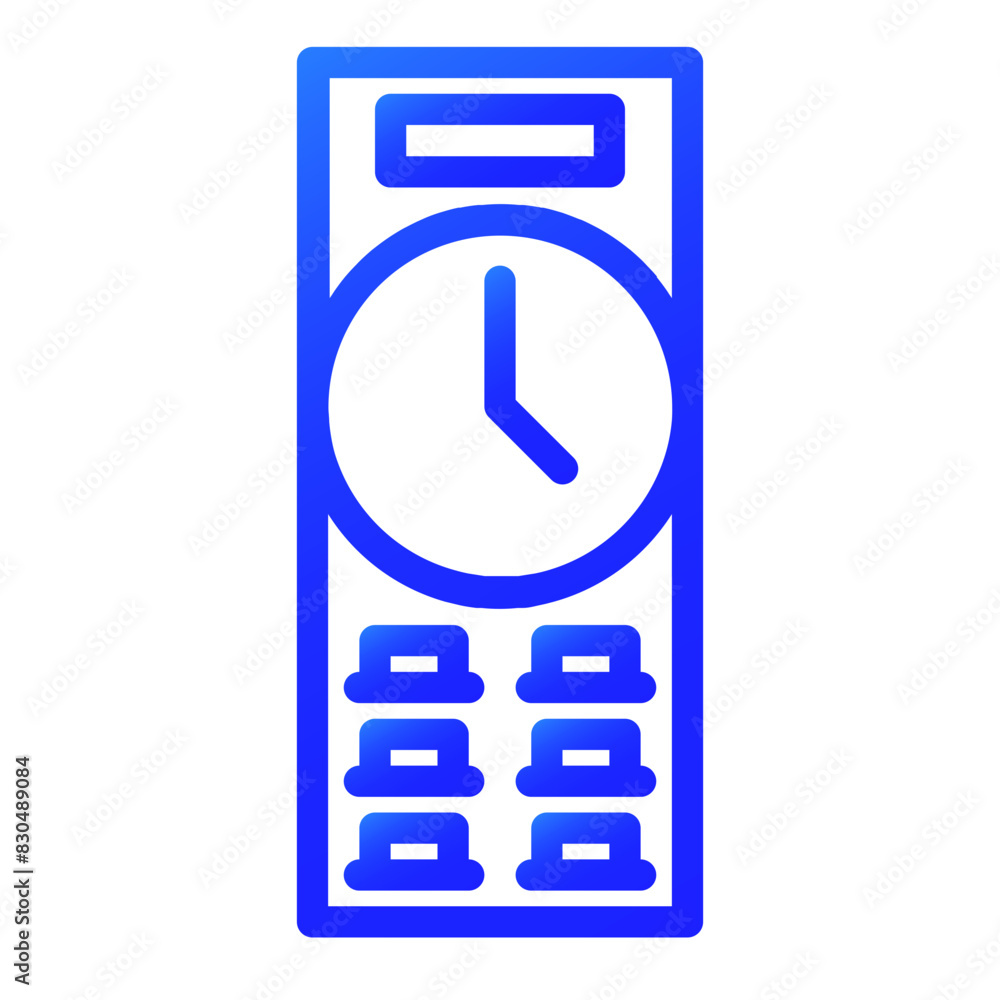 work attendance board blue gradient style icon work attendance board blue gradient style icon