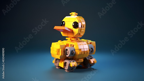 Duck toy robot 3d © arnanda