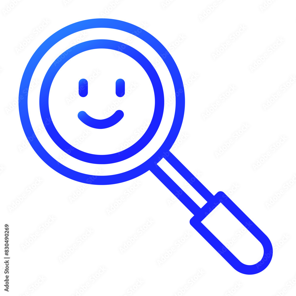 looking for happiness gradient blue style icon looking for happiness gradient blue style icon