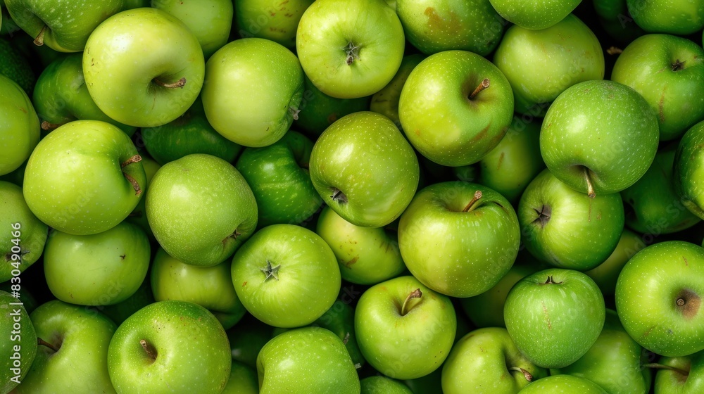 Green Apple Background, pile of green apples Green Apple Background, pile of green apples