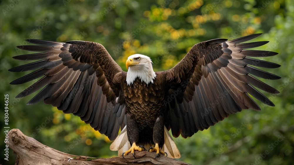 Fototapeta premium american bald eagle