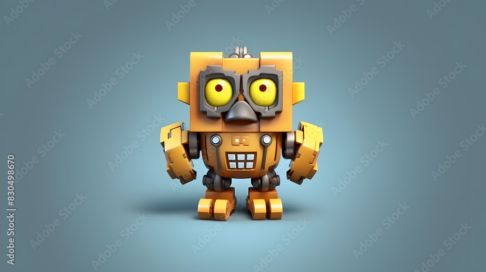 Owl Toy robot 3d Owl Toy robot 3d