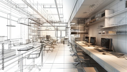 Design project team office industry business research lab collaboration