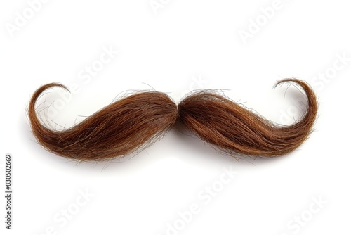 Male mustache isolated on white background