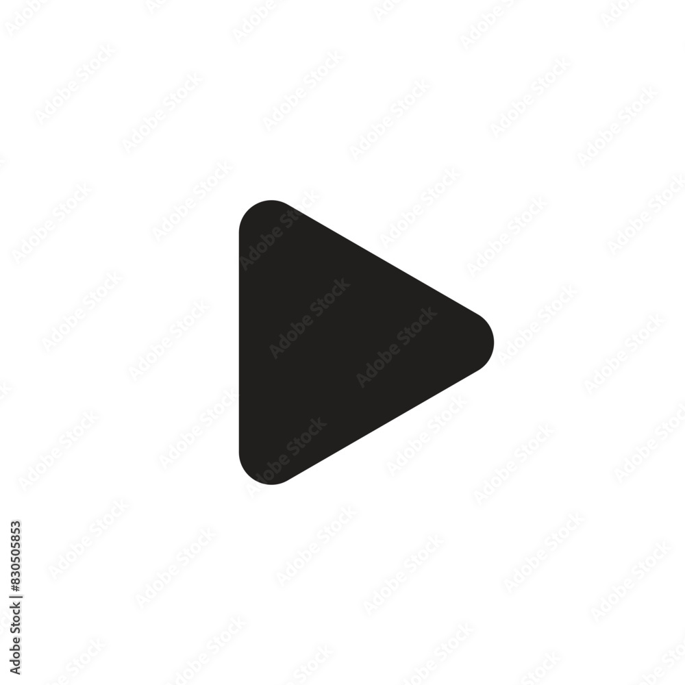 play button icon symbol vector play button icon symbol vector