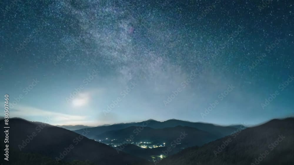 Milky Way galaxy at the top of the highest mountain Milky Way galaxy at the top of the highest mountain