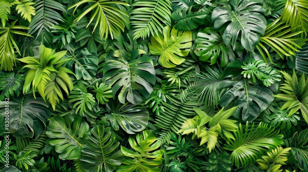 A tight shot of a lush green wall, adorned with an abundance of leafy plants and vegetation cascading from its sides and top The upper portion is blanketed in A tight shot of a lush green wall, adorned with an abundance of leafy plants and vegetation cascading from its sides and top The upper portion is blanketed in