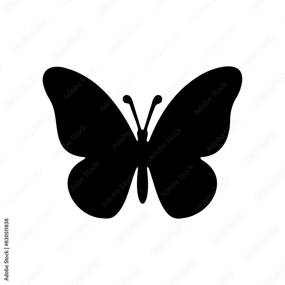 Beautiful Butterfly Silhouette Vector Simple graphic design Beautiful Butterfly Silhouette Vector Simple graphic design