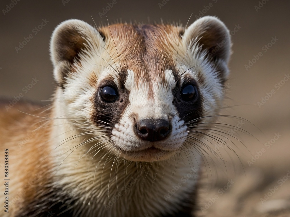 Fototapeta premium Black-footed ferret