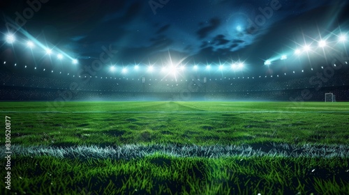 Sports Green Grass Football Field Background