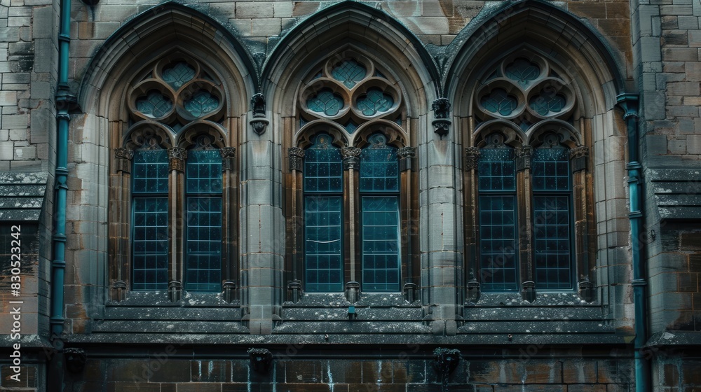 Obraz premium Windows of a university