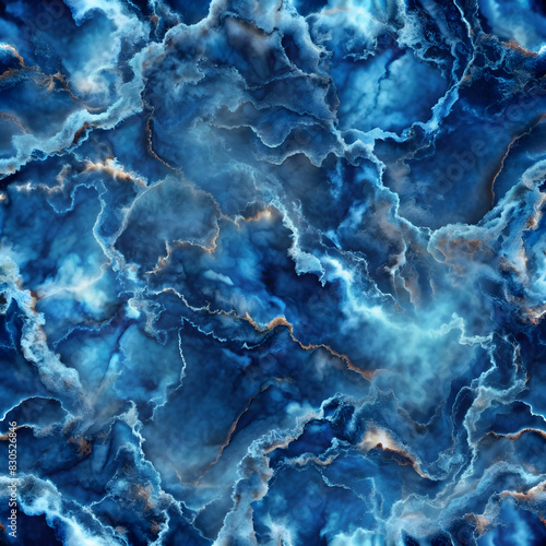 soft and blurry dark blue marble texture background