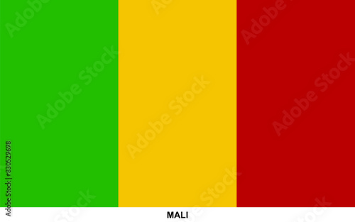 Flag of MALI  MALI national flag
