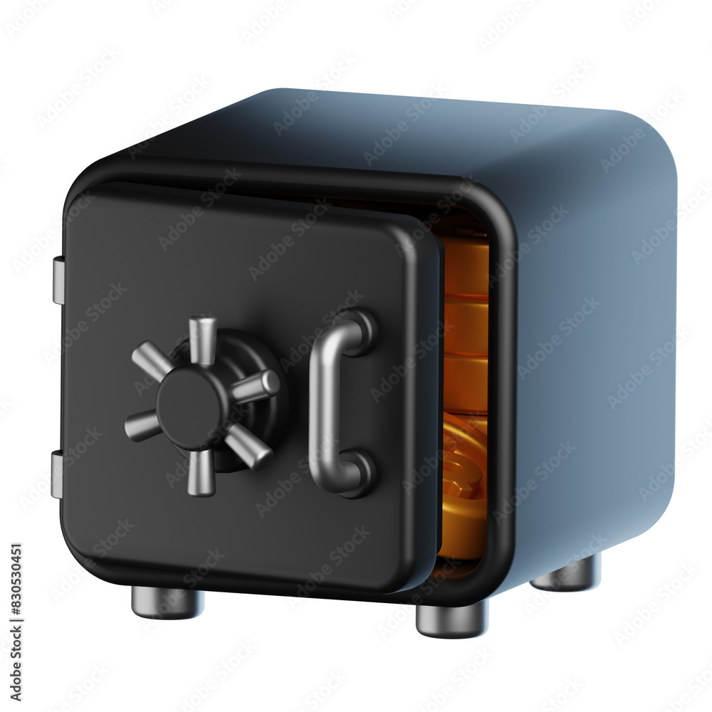 Safe Box 3D Icon Safe Box 3D Icon