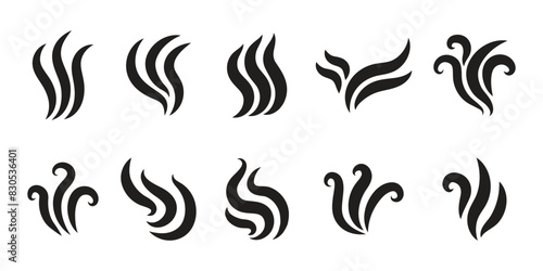 Aroma Vaporize Vector Set