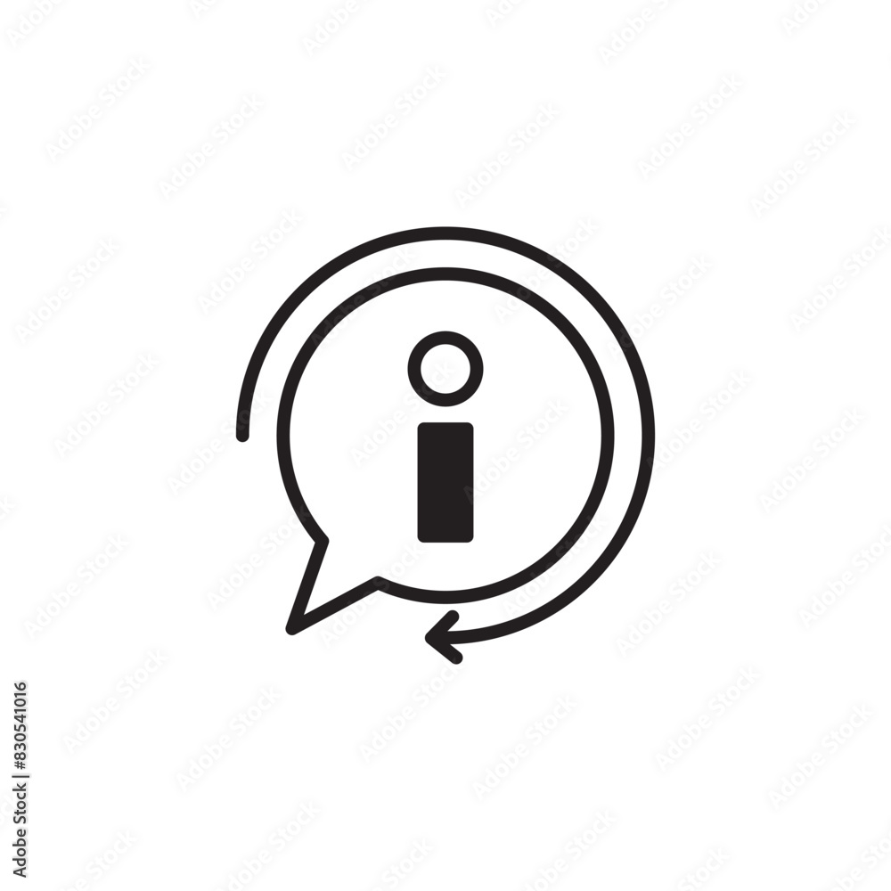 Info icon design with white background stock illustration Info icon design with white background stock illustration