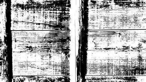12-40. Wood roof structure texture effect - illustration. Black and white vector texture on wood roof background.	
