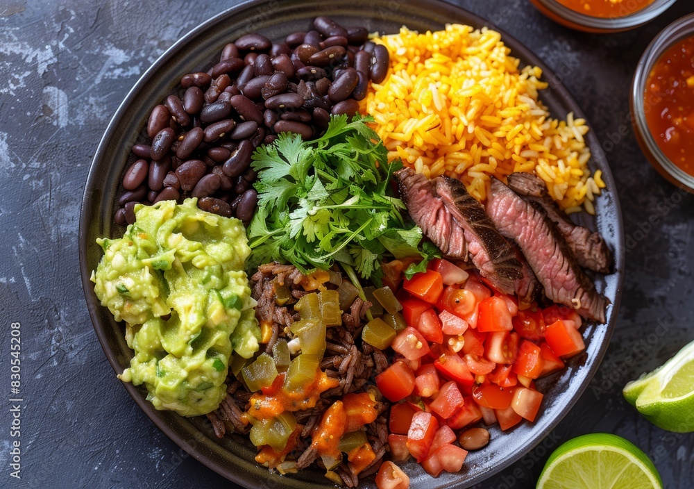 Delicious Mexican Steak Plate for Food Bloggers Generative AI Delicious Mexican Steak Plate for Food Bloggers Generative AI